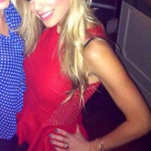 Mustard Seed Red Top with Halloween Potential